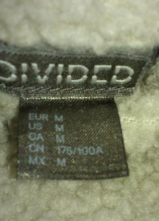 Джинсовая куртка шерпа sherpa h&m (hennes & mauritz) джинсовка с мехом hm р.м🇸🇪🇧🇩5 фото