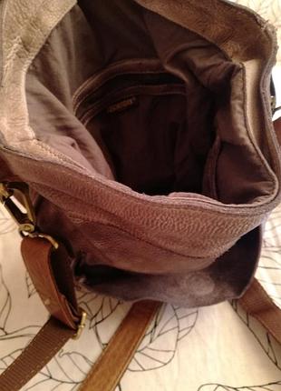 Кожаная шикарная сумка кроссбоди taschendieb(реал цвет 1 -е фото)