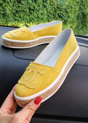 Летние замшевые эспадрильи 2023