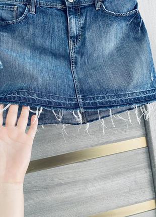 Спідниця джинс джинсова юпка8 фото