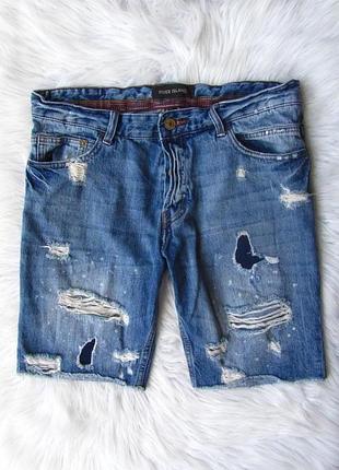 River island mens jean outlet shorts