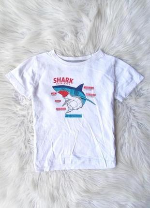 Стильная футболка primark акула1 фото