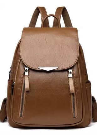 Женский рюкзак эко-кожа brown 1131