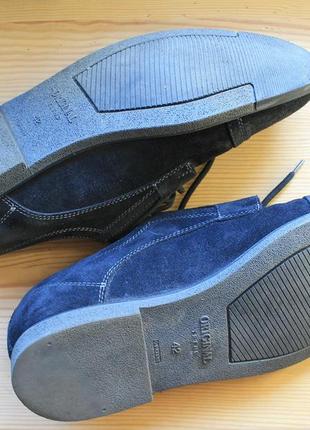Мужские туфли krok темно-синего цвета6 фото