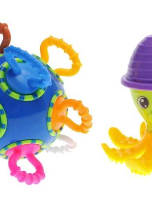 Набор погремушек-прорезывателей в пакете 2 шт 8365a-15