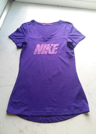 Женская спортивная футболка nike pro размер s
