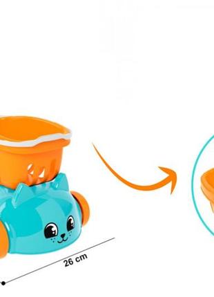 Візочок "котик" для хлопчиків 7570 технок