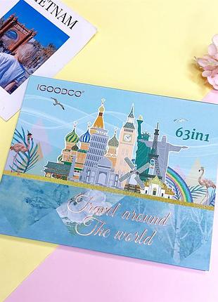 Палетка теней и глиттеров косметика детская водостойкая igoodco lk2876 набор...