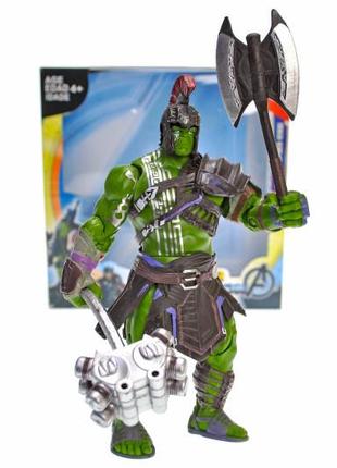 Супергерой "hulk gladiator" халк из фильма "тор: рагнарок" с 2 видами снаряжение, шлем, b9177-a1
