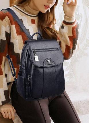 Стильный женский рюкзак кенгуру, минирюкзачок для девушек модный6 фото