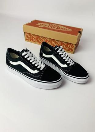 Замшевые, черные кеды vans old skool, натуральная замша, наложенный платеж4 фото