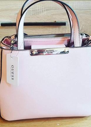 Сумка guess britta pink