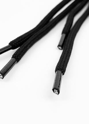 Шнурки чёрные круглые (шнуркичкруг)