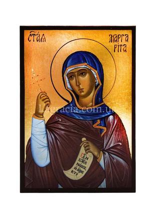 Іменна ікона святої маргарити антиохїйської 10 х 14 см