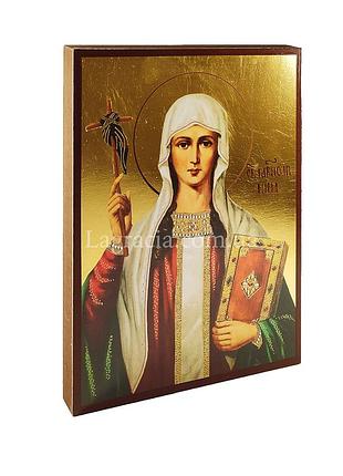 Именная икона святая равноапостольная нина 14 х 19 см