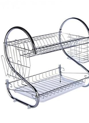 Стійка для зберігання посуду сушарка для посуду  kitchen storage rack