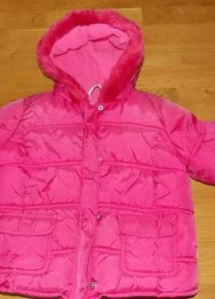 Отличная розовая куртка р-р92-1м.распродажа!!!
