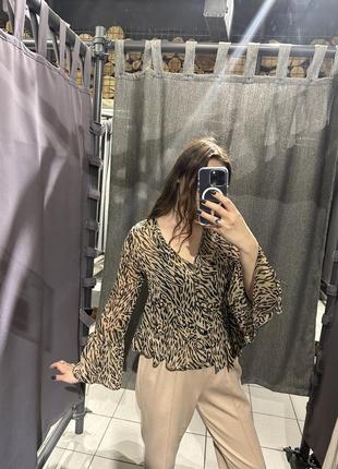 Шифонова сорочка зебра primark