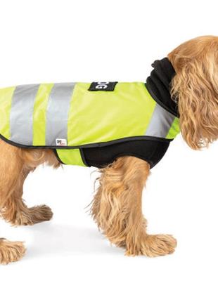 Жилет для тварин pet fashion "warm yellow vest" l (4823082417247)4 фото