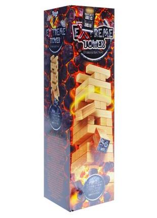 Развивающая настольная игра дженга "extreme tower" xtw-01-01u danko