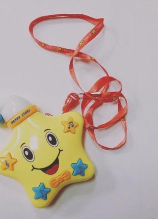 Ночник "звезда" музыкальный, со светом 4100