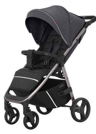 Прогулочная коляска carrello bravo crl-8512/1 serious grey + дождевик l
