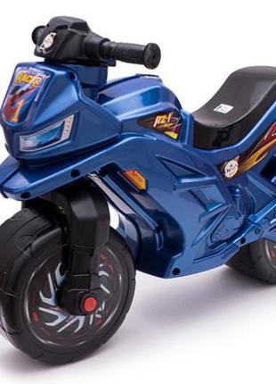 Детский мотоцикл беговел синий 501 orion