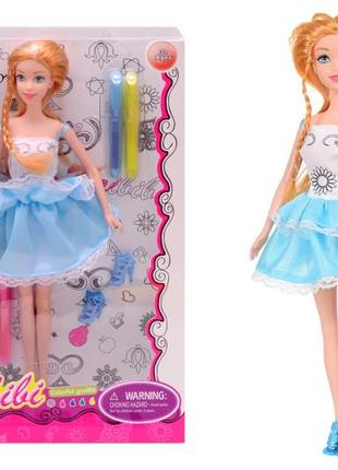 Кукла "каibibi" с платьем-раскраской bld169-1