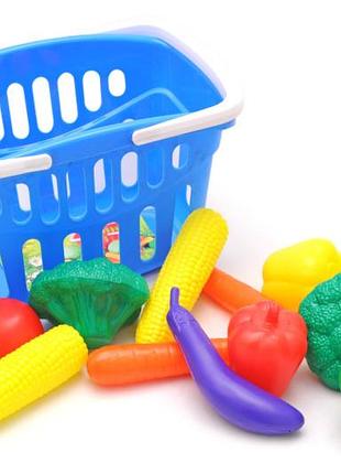 Ігровий набір "овочі в корзині" іп.18.003 toysplast