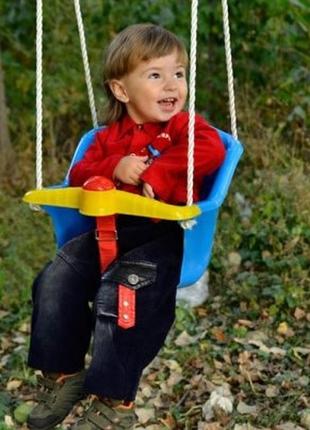 Качели подвесные пластиковые "солнышко" 1790 технок