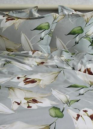 Комплект постельного белья евро, ткань сатин премиум3 фото
