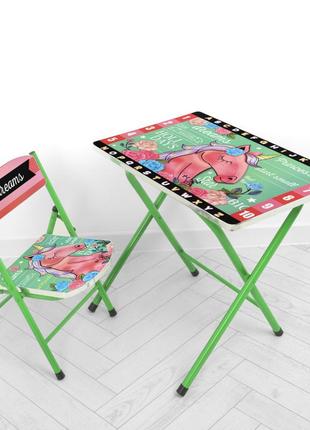 Дитячий daymart столик bambi a19-dream зі стільчиком