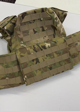 Плитоноска plate carrier зі швидким скиданням irr cordura 500 d мультикам (coyote) melgo2 фото