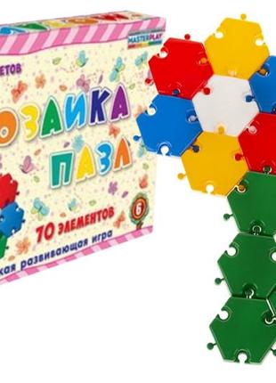 Мозаїка-пазли №6 (ø60мм - 70 елементів) 1-147 colorplast