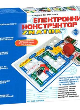 Конструктор електронний - знаток (320 схем) rew-k002 znatok