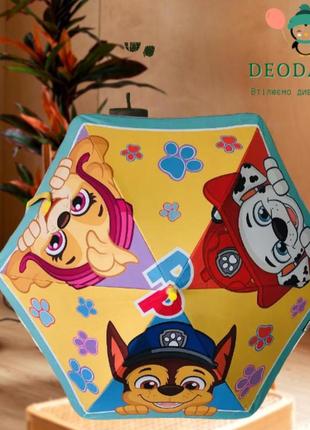 Парасолька дитяча тростина щенячий патруль pl82136 paw patrol світловідбивна стрічка скай маршал гонщик