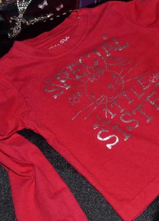 Трендова яскрава кофточка/футболка з довгим рукавом primark young dimensions( ireland)