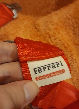 Ремень мужской ferrari official product gear красный пояс феррари