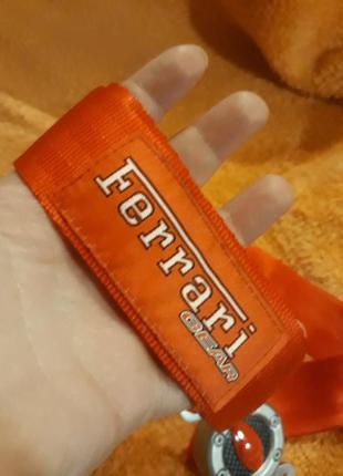 Ремень мужской ferrari official product gear красный пояс феррари
