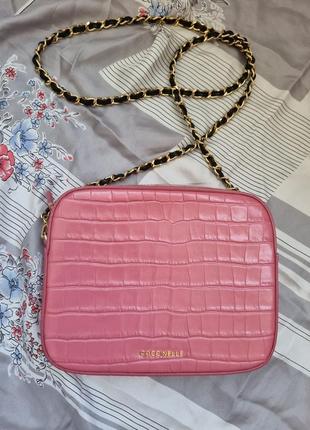 Шкіряна сумка coccinelle, кросбоді coccinelle, сумка кросбоді, сумка через плече, брендова сумка