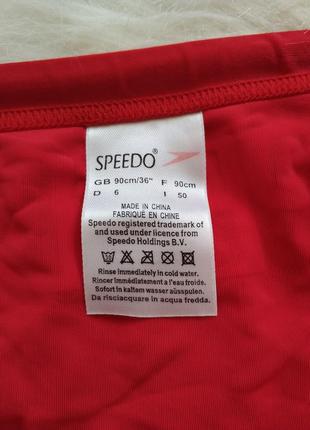 Спортивні плавки червоного кольору speedo3 фото