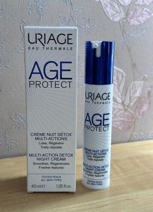 Крем для лица uriage (урьяж) age protect (эйдж протект) детокс мультизадачный ночной 40 мл2 фото