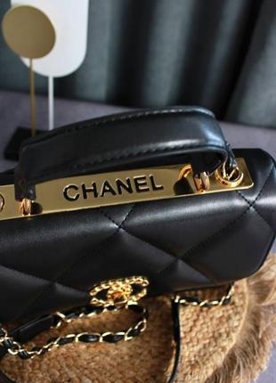 Chanel classic black-gold