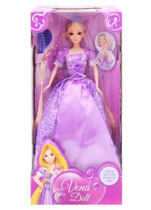 Кукла принцесса в красивом платье со звуковыми и световыми эффектами 5026е