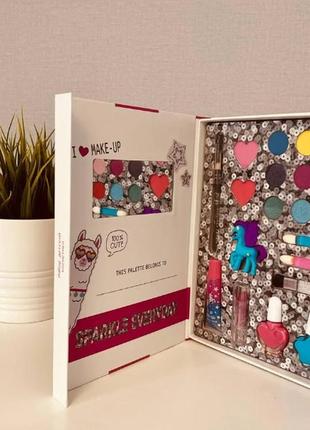 Набір дитячої косметики тіні для повік лаки 20в1 б'юті бокс