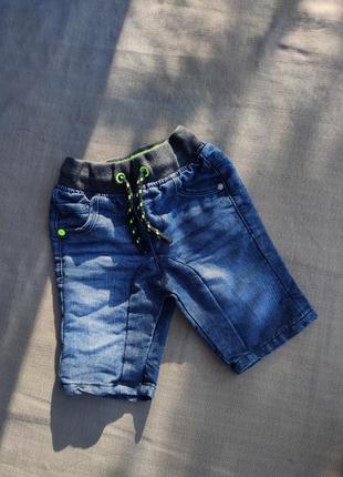 Джинсові шорти сині 3-4 роки
