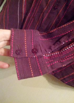 Блуза цвета марсала,разм-50-54, marks&spenser2 фото