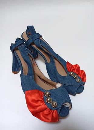 Распаровка босоножки женские