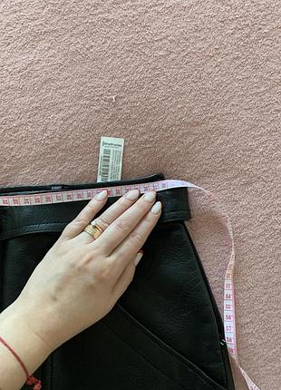 Спідниця з екошкіри stradivarius 5