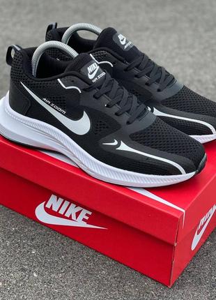 Лёгкие чёрные кроссовки nike чорні чоловічі кросівки nike кросівки найк
